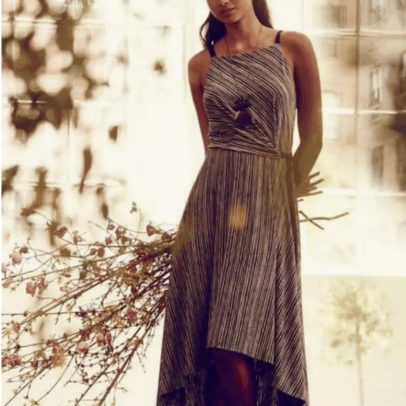 Maeve Dresses & Skirts - NWT sz L ANTHROPOLOGIE SALSOLA DRESS by Maeve, Cute & Comfy High Low Tie waist